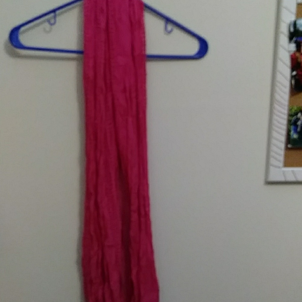 Pink scarf